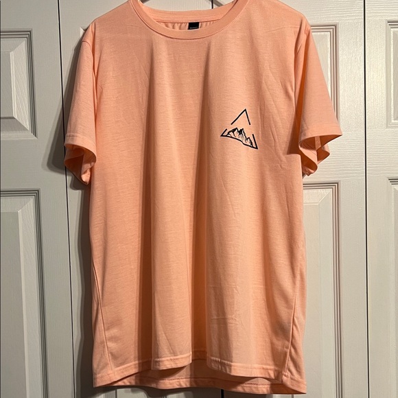 Mountain Peak Peach Tee - Picture 1 of 2